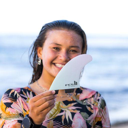 One Revolver Surfboards - FCS II Sky Brown Tri Fins Thrusters