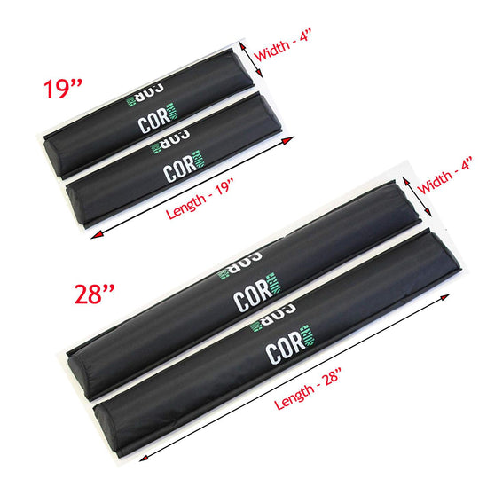 One Revolver Surfboards - Aero Roof Rack Pads 19" or 28" - For Large Aero Bars Accessories