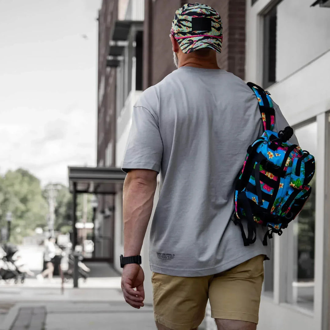 One Revolver Surfboards - American Flag Patch Weekender Performance Snapback Hat WEEKENDER MESH SNAPBACK