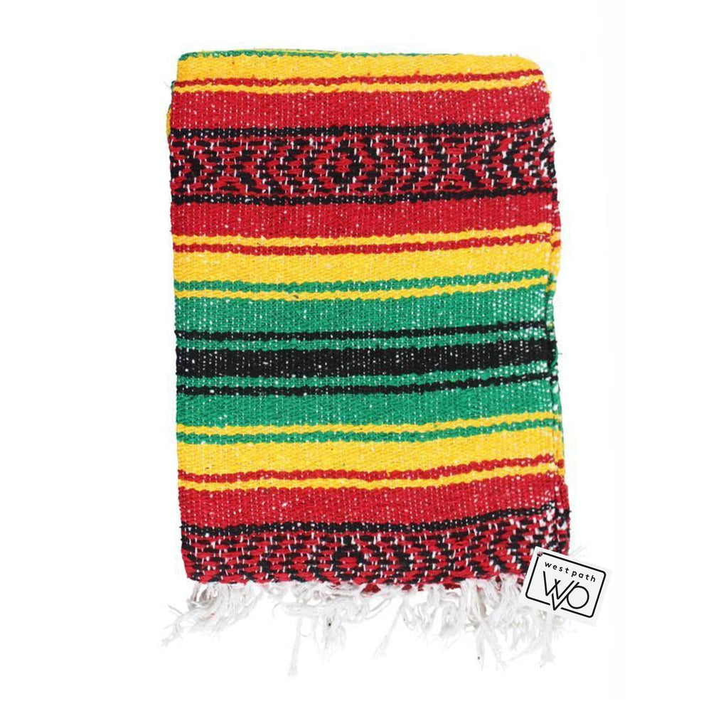 Rasta Mexican Falsa Yoga Blanket - One Revolver Surfboards