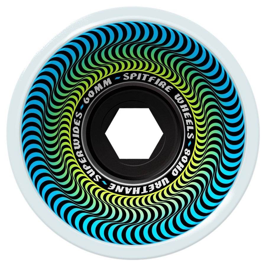 SPITFIRE 80HD SUPERWIDES 60MM ICE GREY SKATEBOARD WHEELS - One Revolver Surfboards