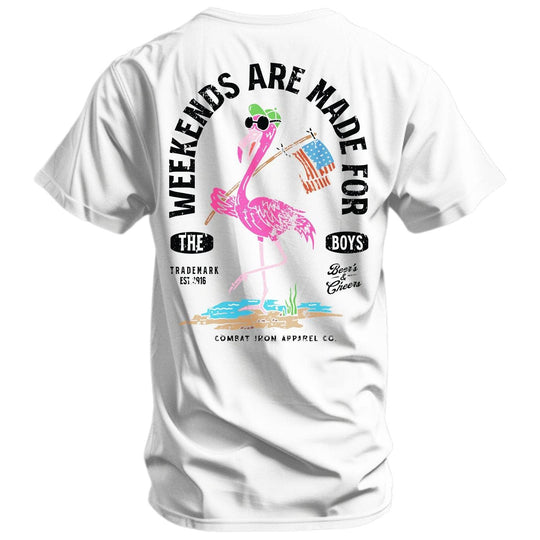 Weekends Are Made For The Boys Men's T-Shirt - GRAPHIC T-SHIRT - One Revolver Surfboards
