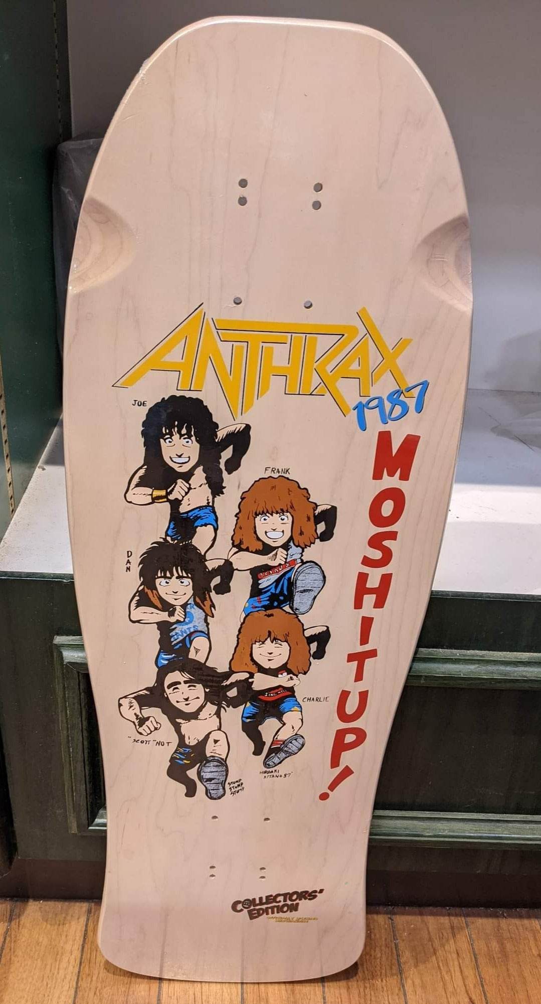 Brand-X Anthrax 1987 Skateboard Deck - One Revolver Surfboards