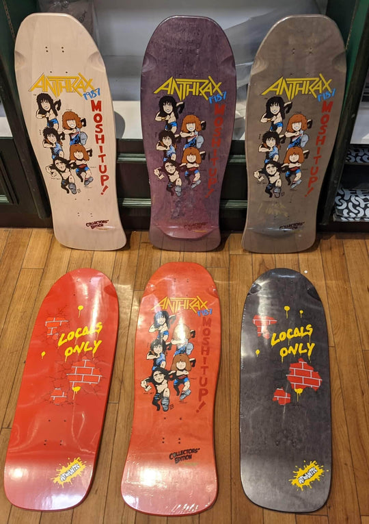 Brand-X Anthrax 1987 Skateboard Deck - One Revolver Surfboards