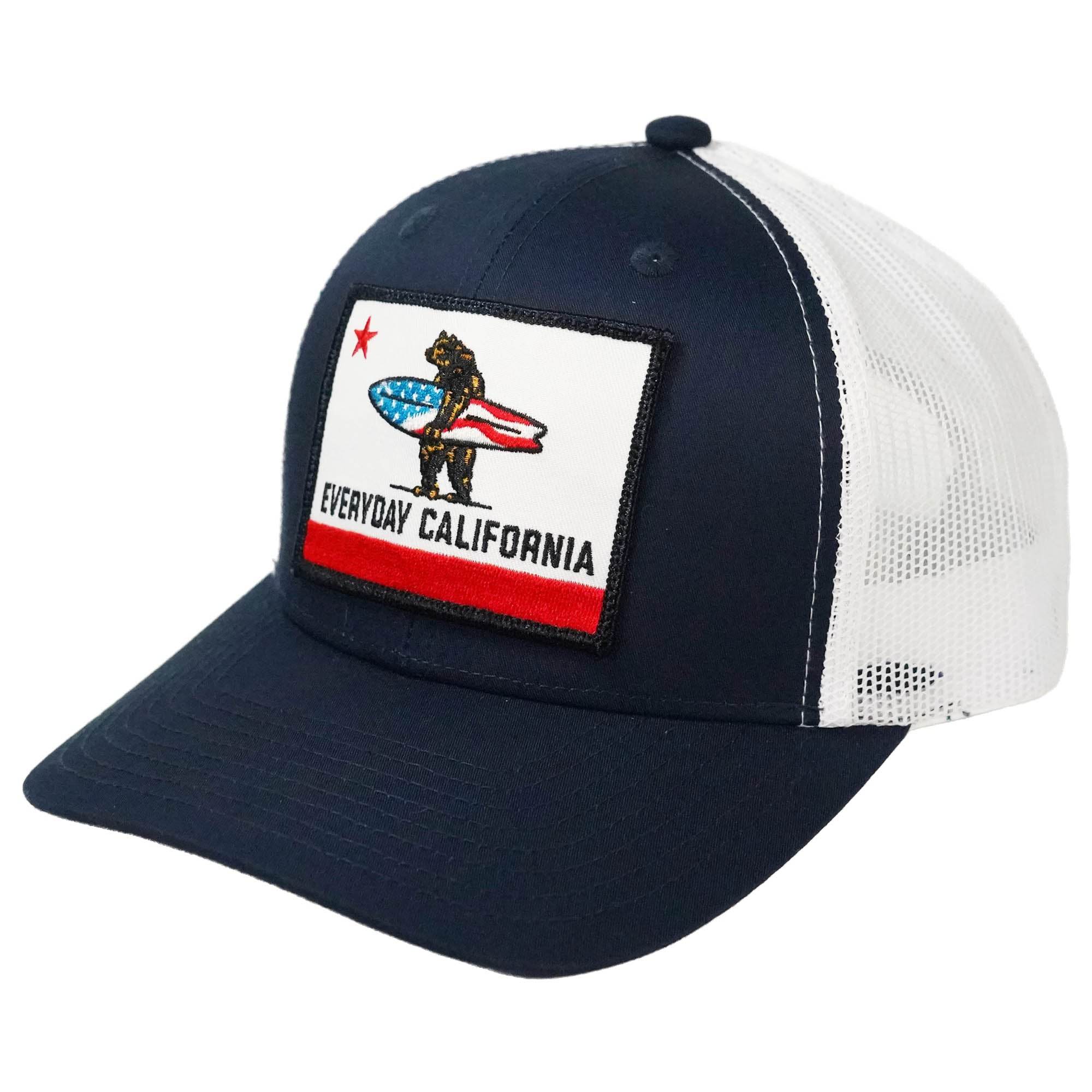 Red, White and Brutus Snapback Hat - One Revolver Surfboards