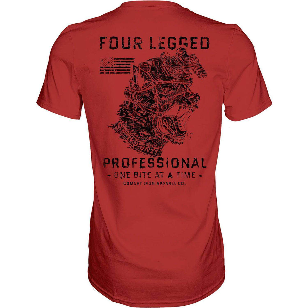 Four Legged Professional K9 Dog Training Men's T-Shirt - One Revolver Surfboards