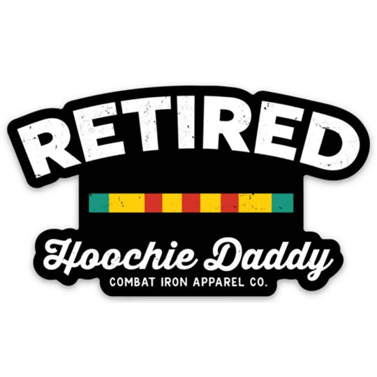 One Revolver Surfboards - Retired Hoochie Daddy Veteran Ribbons Decal DECAL
