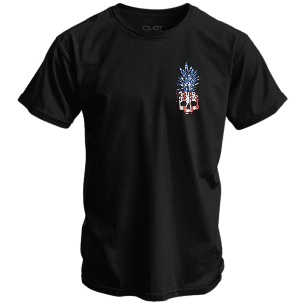 American Flag USA Pineapple Grenade Men's T-Shirt - One Revolver Surfboards
