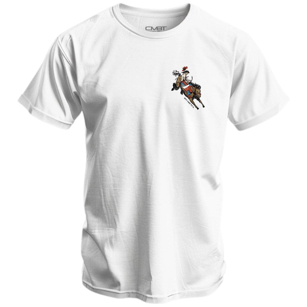 Ride 'Em Raw - Saddles Are For Sissy's Men's T-Shirt - One Revolver Surfboards