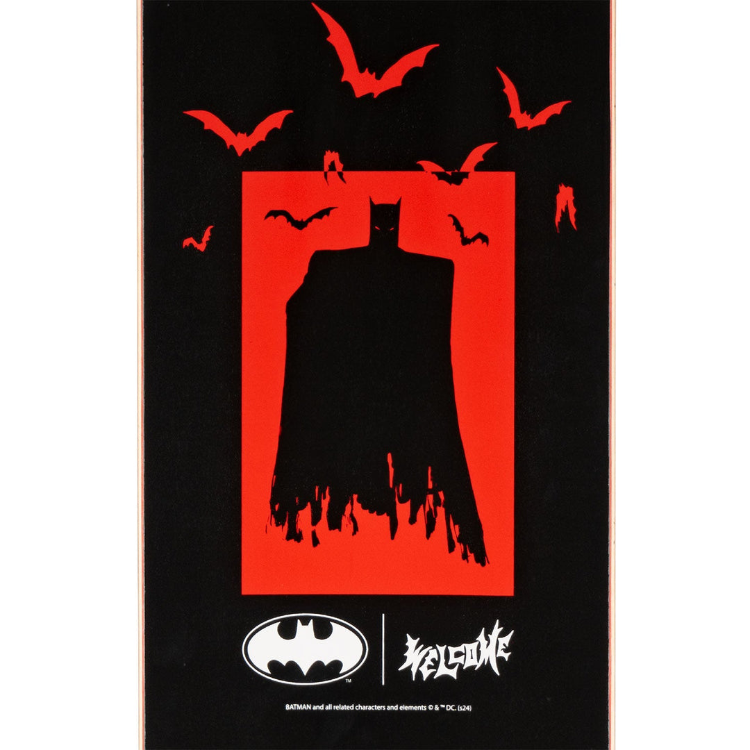 WELCOME X BATMAN HEART OF HUSH 8.5" SKATEBOARD DECK