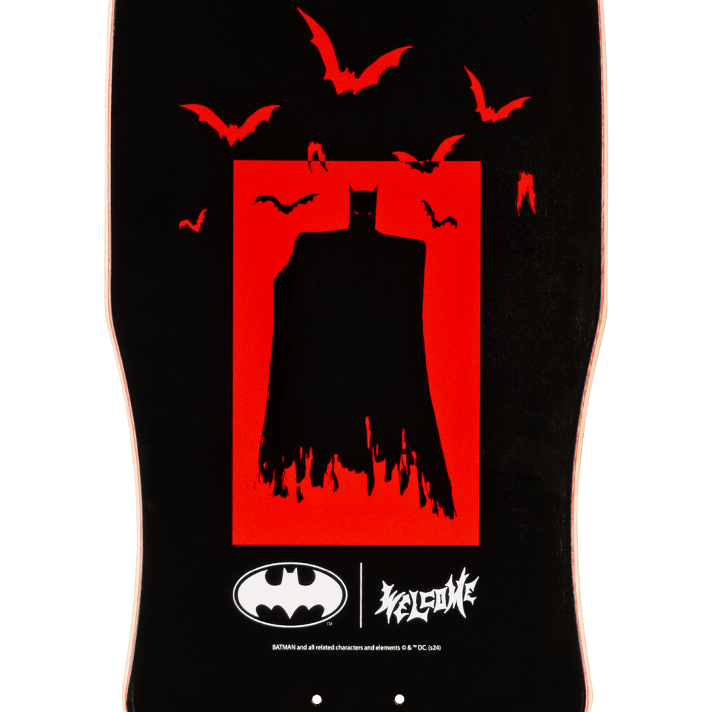 WELCOME X BATMAN TALONS ON DARK LORD 9.75" SKATEBOARD DECK
