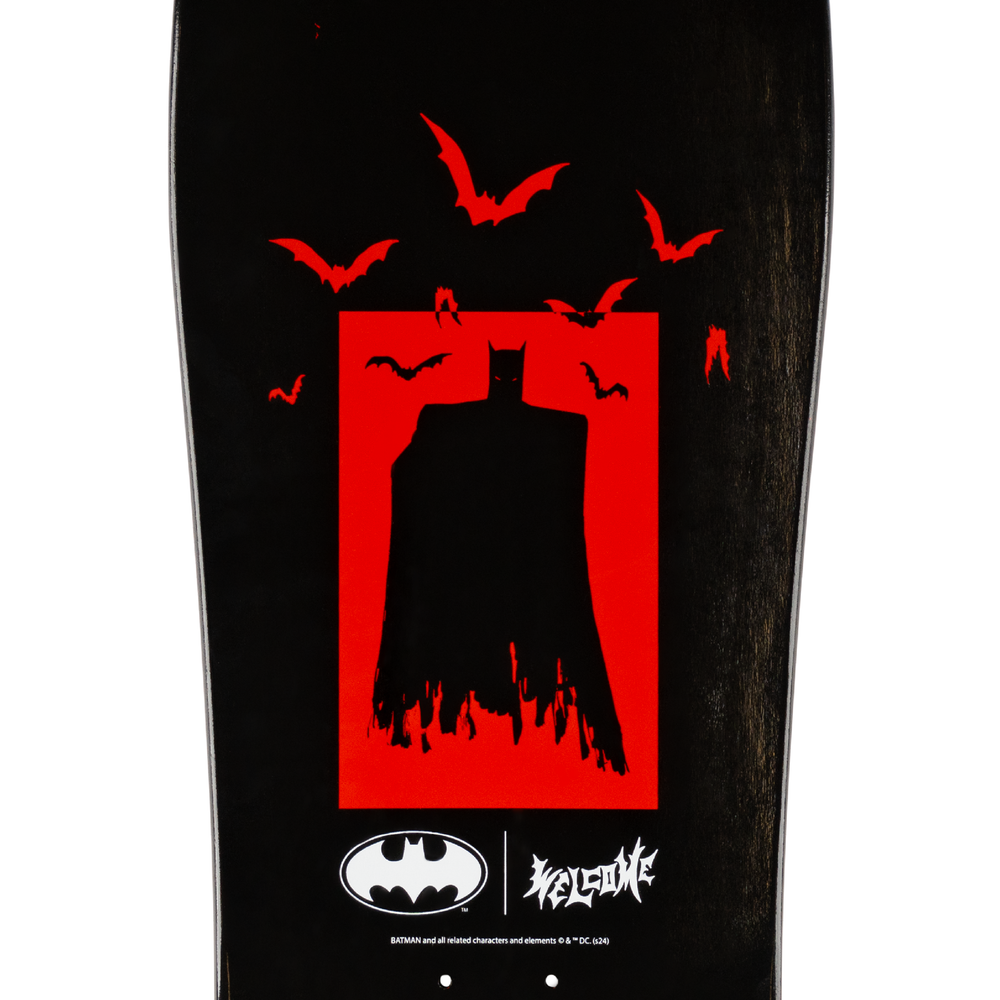 WELCOME X BATMAN KNOCKOUT ON EARLY GRAB 10" SKATEBOARD DECK