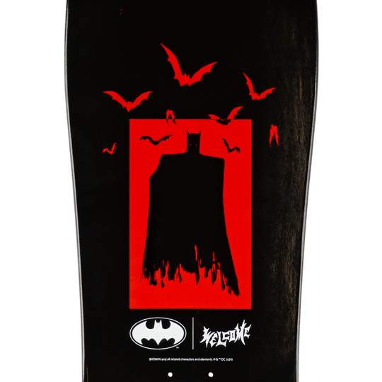 WELCOME X BATMAN KNOCKOUT ON EARLY GRAB 10" SKATEBOARD DECK