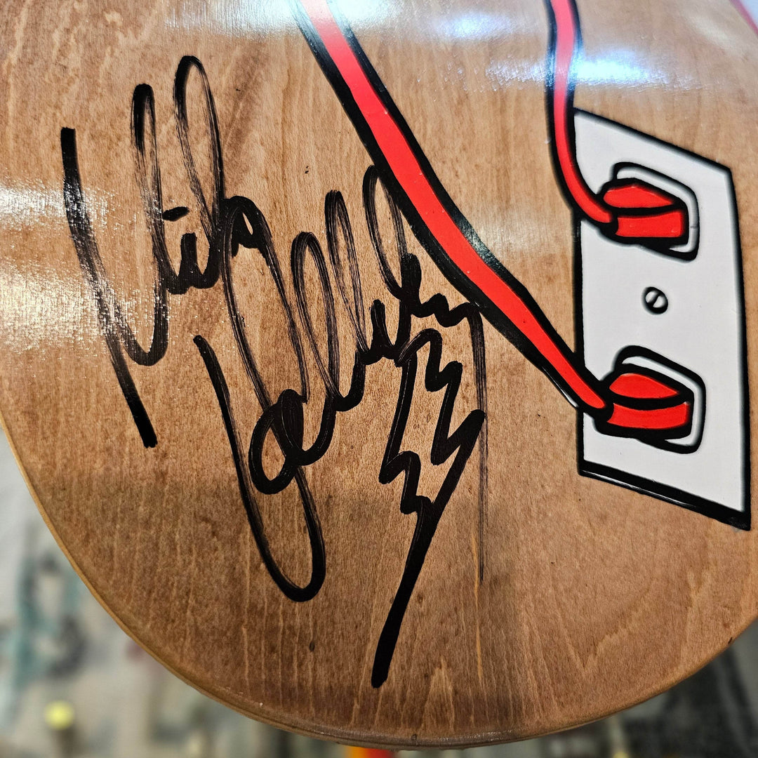 New Deal Mike Vallely Alien Brown [Autographed] Skateboard Deck - One Revolver Surfboards