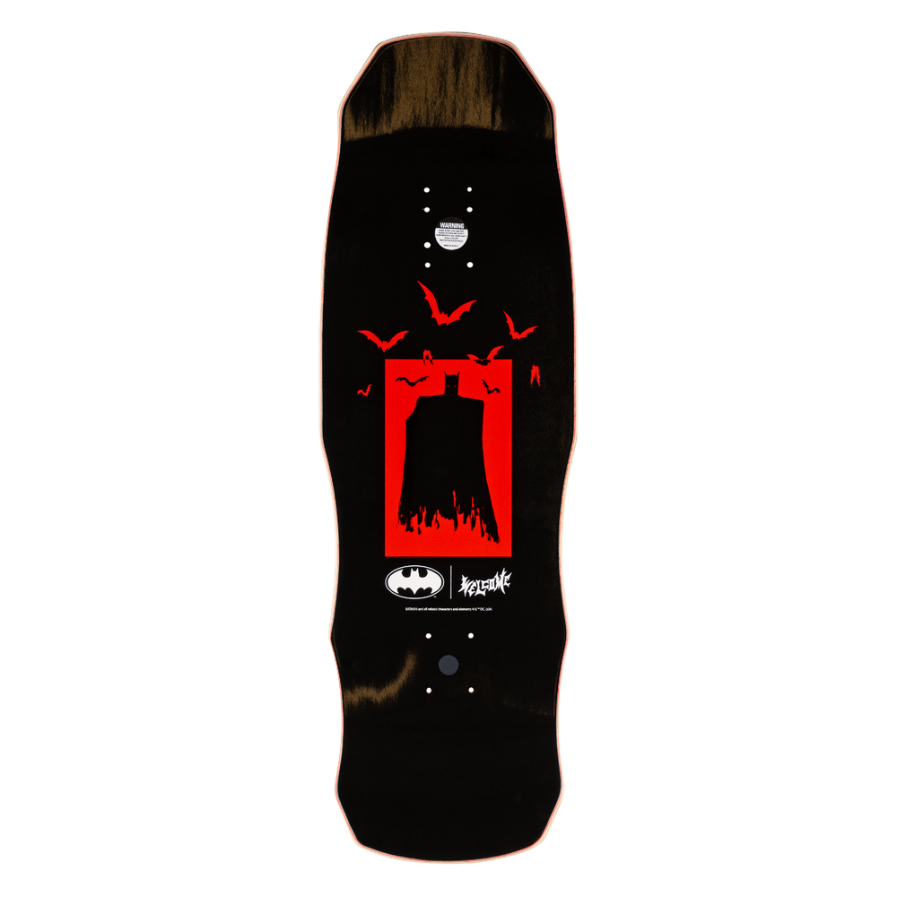 WELCOME X BATMAN TALONS ON DARK LORD 9.75" SKATEBOARD DECK