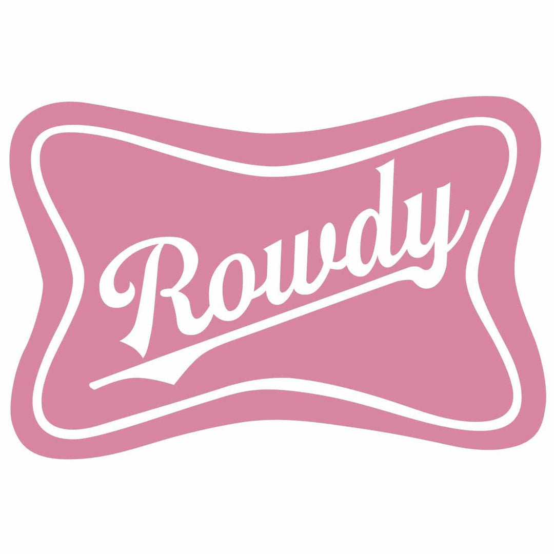 Rowdy Beer Decal Sticker - One Revolver Surfboards