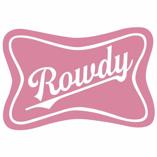 Rowdy Beer Decal Sticker - One Revolver Surfboards