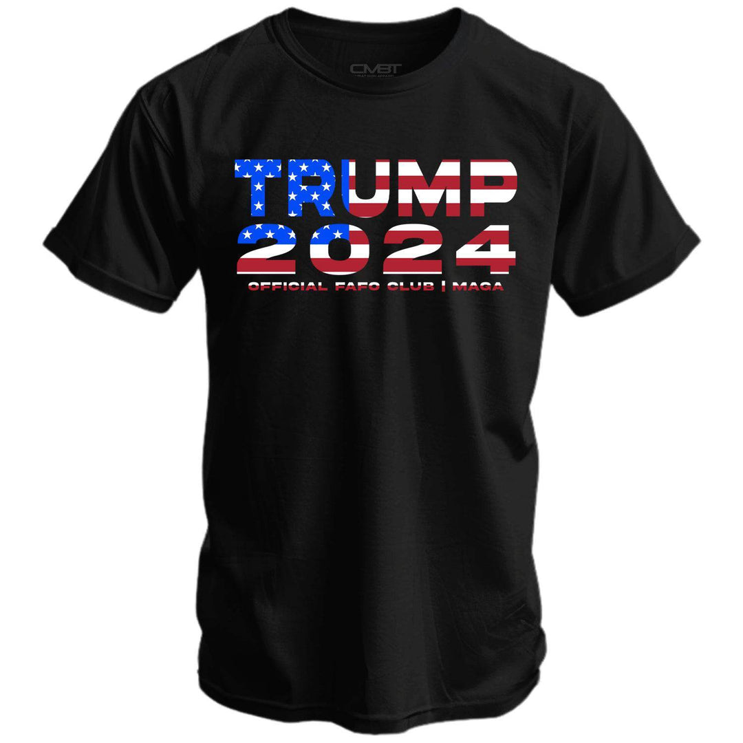 Trump 2024 American Flag Men's T-Shirt - One Revolver Surfboards