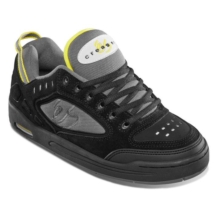 éS The Creager Black/Grey Skateboard Shoes - One Revolver Surfboards