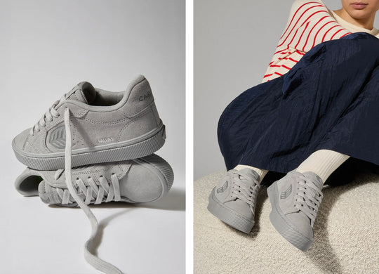 SALVAS Suede All Light Grey