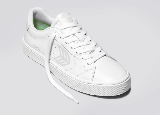 SALVAS Leather White
