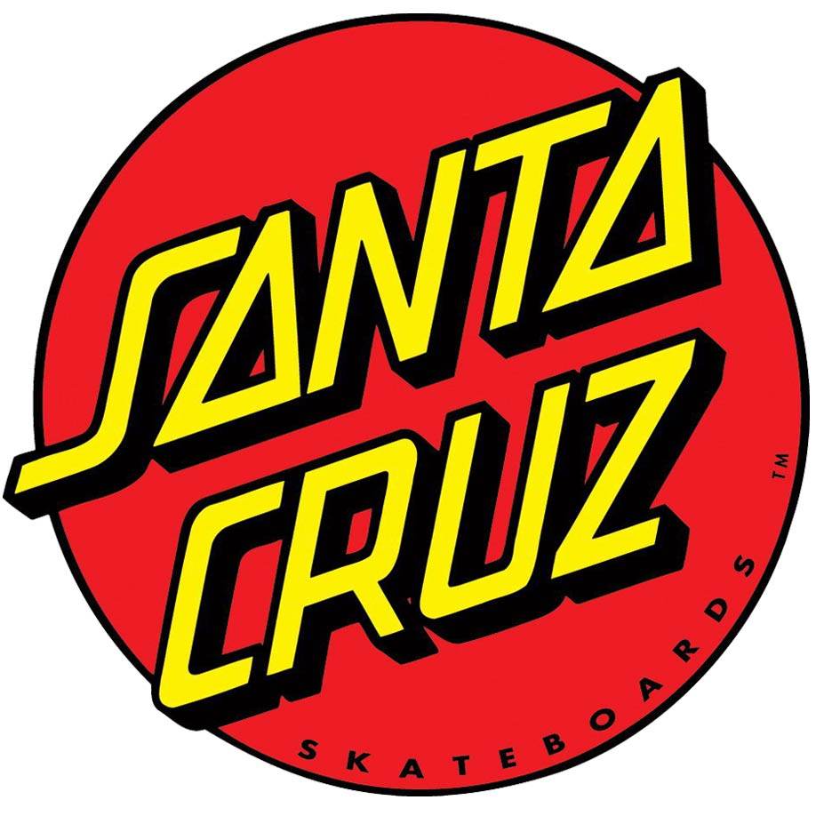 Santa Cruz Skateboards Red Dot Logo Sticker - One Revolver Surfboards