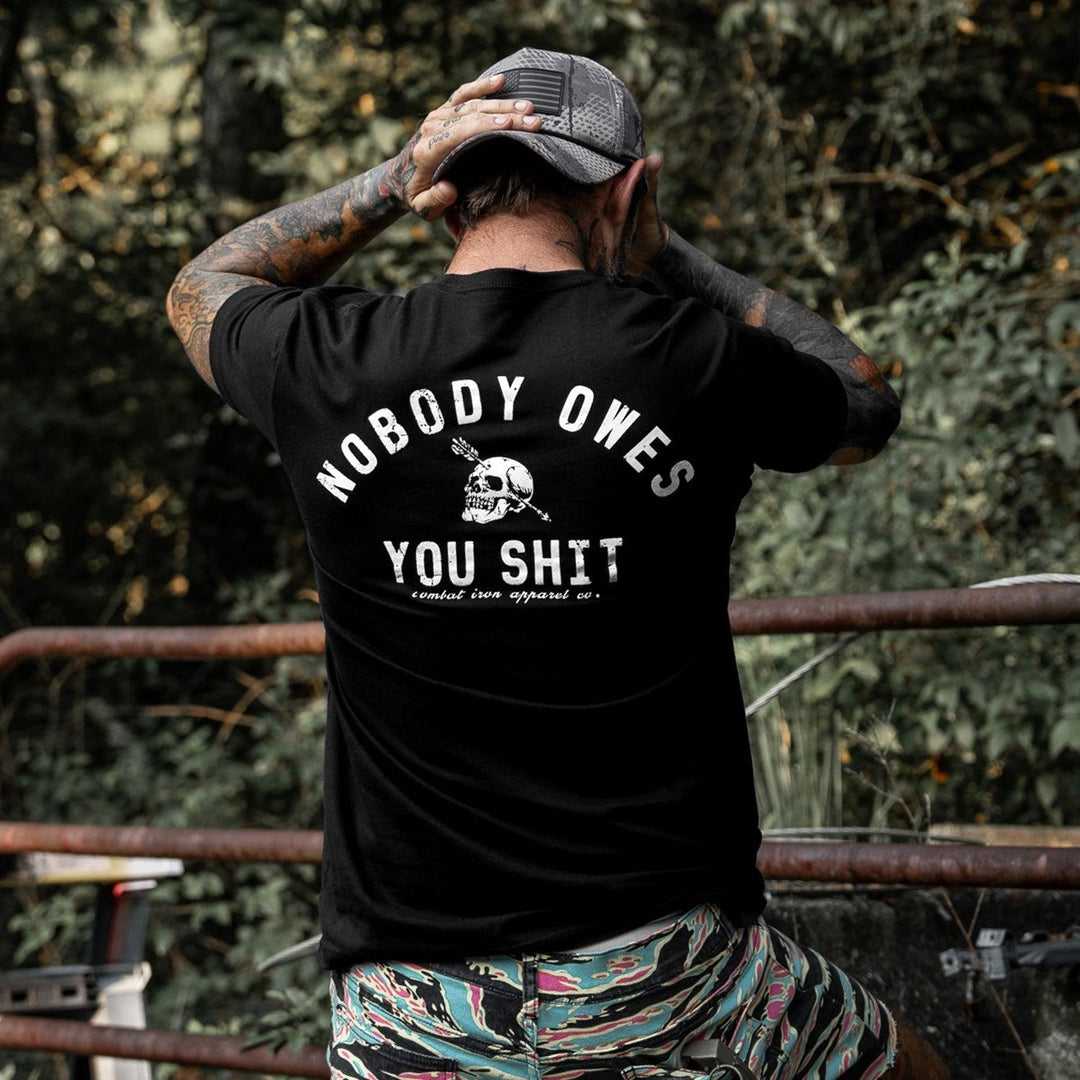 One Revolver Surfboards - Nobody Owes You Shit Skull Men&