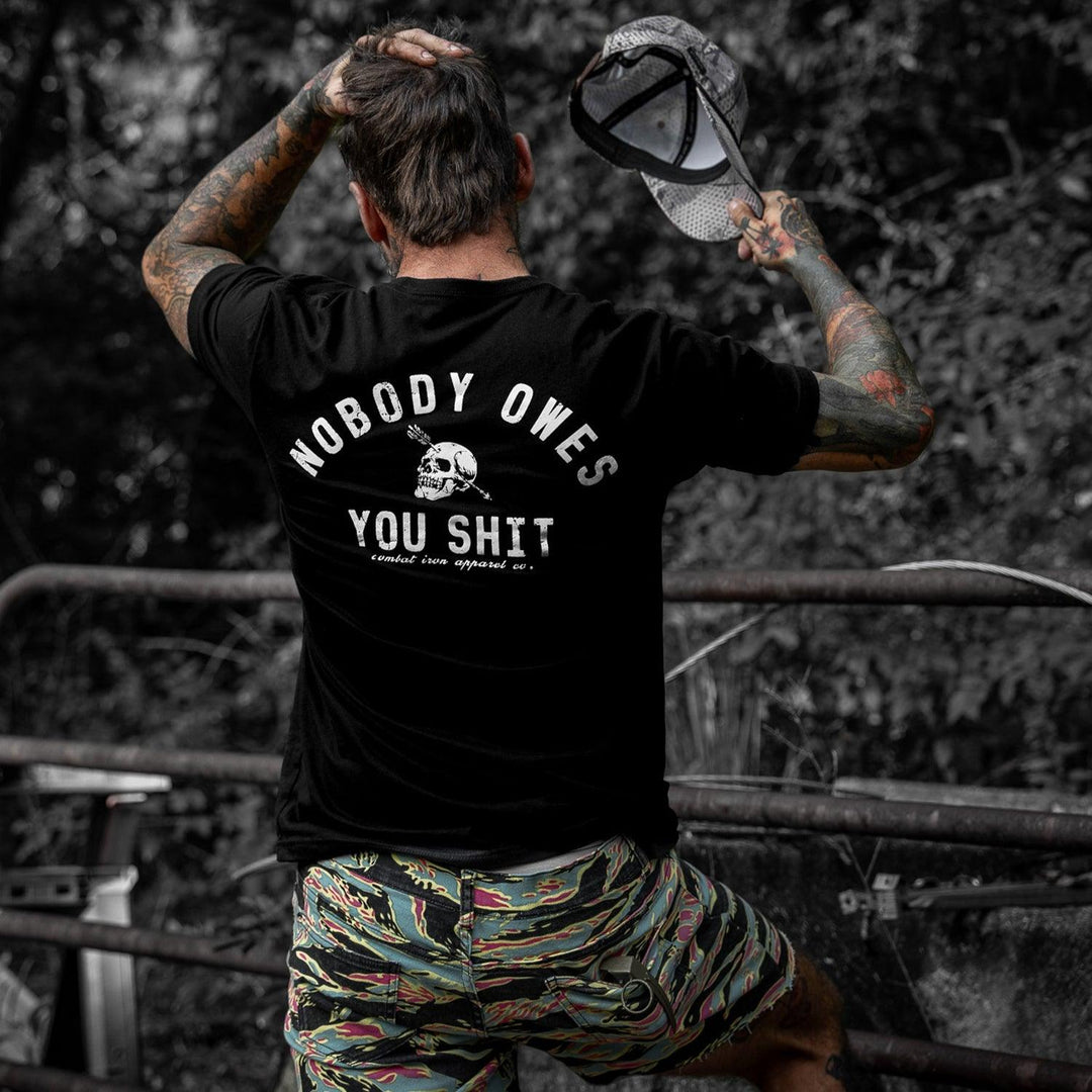 One Revolver Surfboards - Nobody Owes You Shit Skull Men&