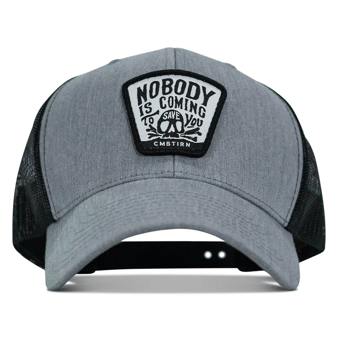 Nobody Is Coming To Save You Skull Patch Snapback Hat - One Revolver Surfboards