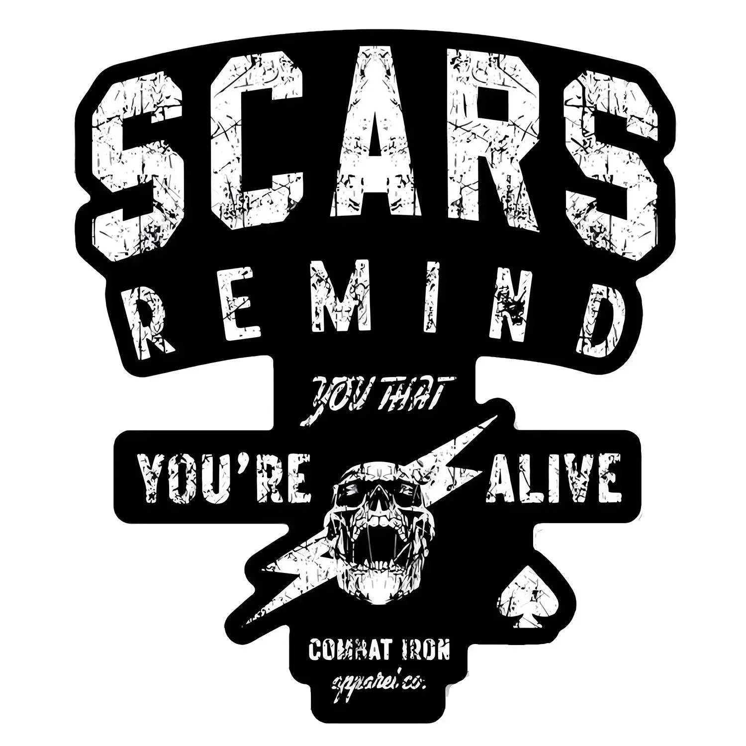 One Revolver Surfboards - Scars Remind You That You're Alive Decal DECAL