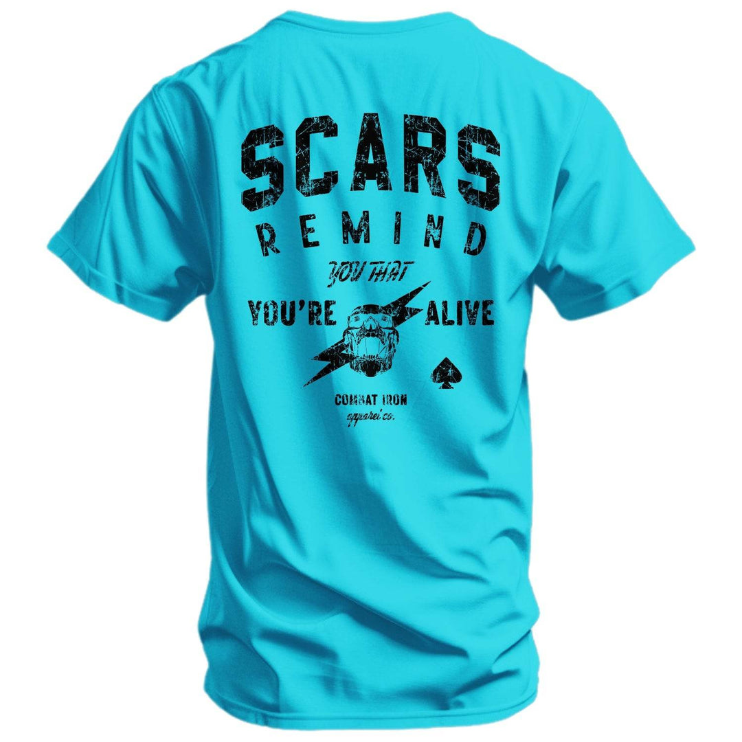 Scars Remind You That You're Alive Men's T-Shirt - One Revolver Surfboards