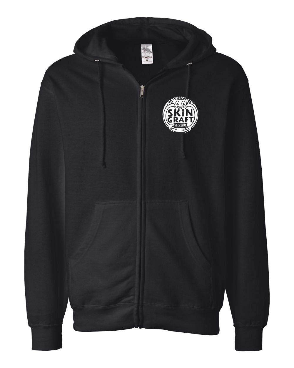 SKiN GRAFT Records “Logo” Zip-Up Hooded Sweatshirt - One Revolver Surfboards