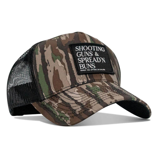 Shooting Guns & Spread'n Buns Patch Snapback Hat - One Revolver Surfboards