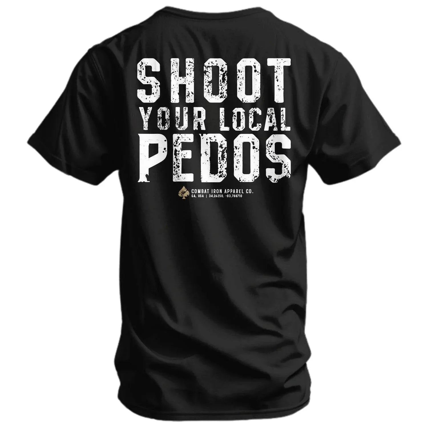 One Revolver Surfboards - Shoot Your Local Pedos Men's T-Shirt GRAPHIC T-SHIRT