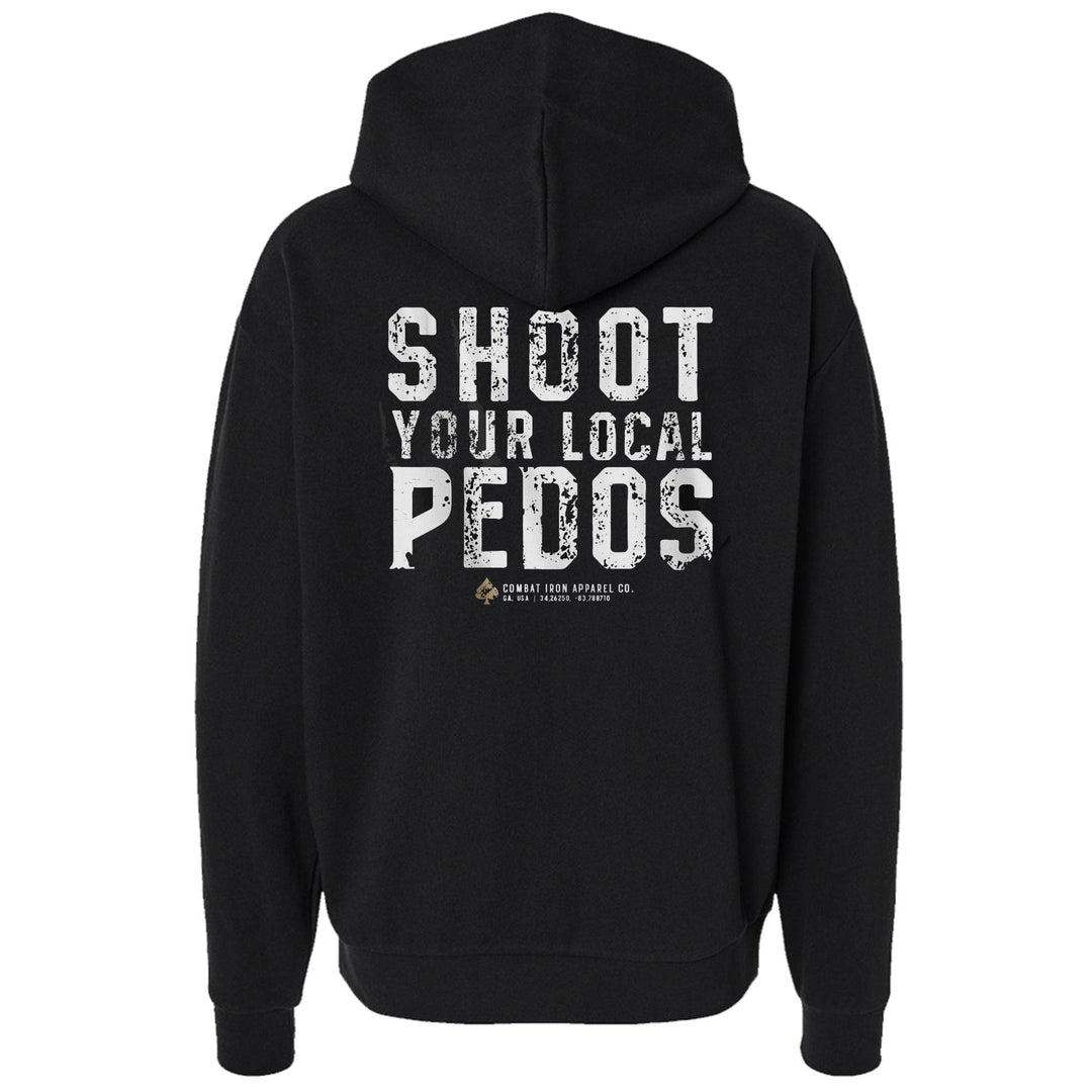 One Revolver Surfboards - Shoot Your Local Pedo Fleece Lined Hoodies GRAPHIC HOODIE