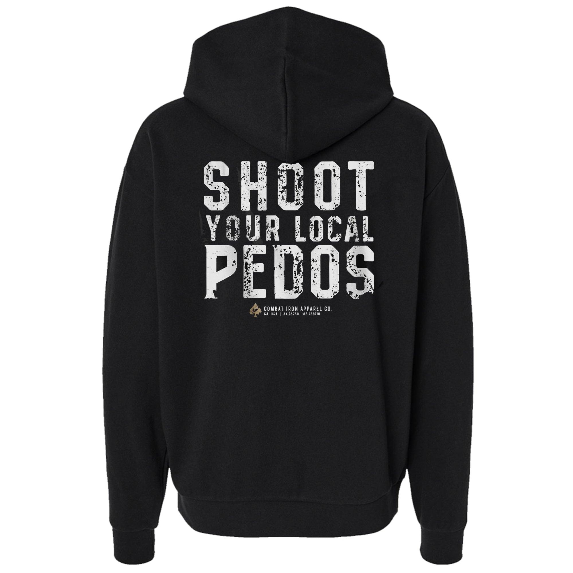 One Revolver Surfboards - Shoot Your Local Pedo Fleece Lined Hoodies GRAPHIC HOODIE