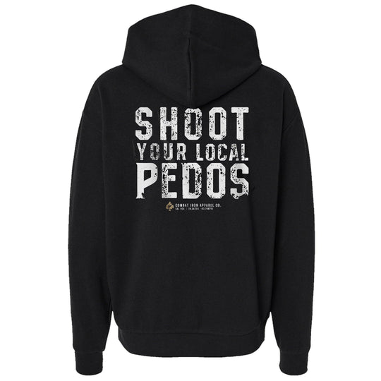 One Revolver Surfboards - Shoot Your Local Pedo Fleece Lined Hoodies GRAPHIC HOODIE