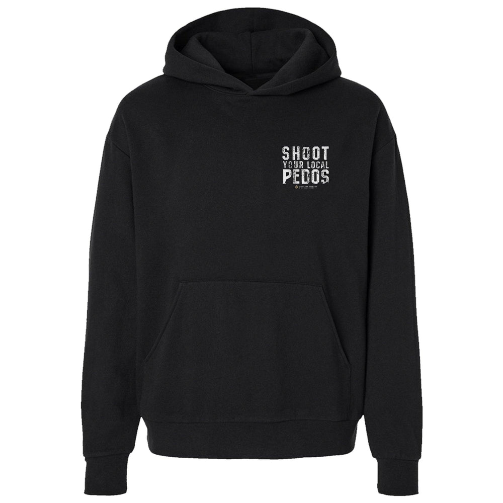 One Revolver Surfboards - Shoot Your Local Pedo Fleece Lined Hoodies GRAPHIC HOODIE