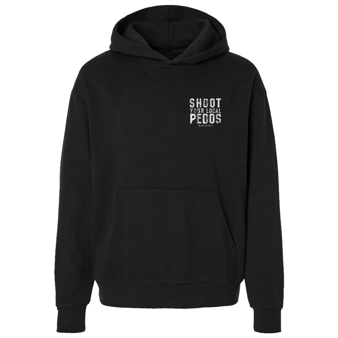 One Revolver Surfboards - Shoot Your Local Pedo Fleece Lined Hoodies GRAPHIC HOODIE