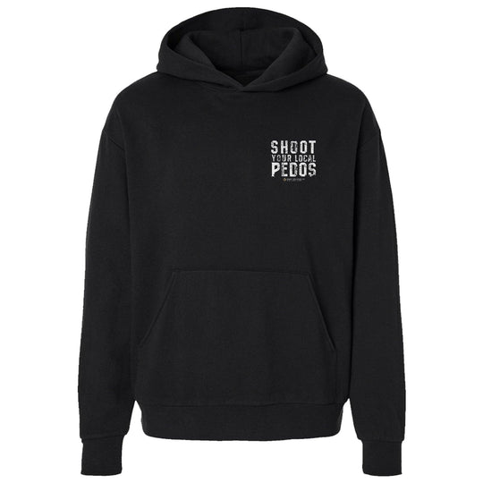 One Revolver Surfboards - Shoot Your Local Pedo Fleece Lined Hoodies GRAPHIC HOODIE