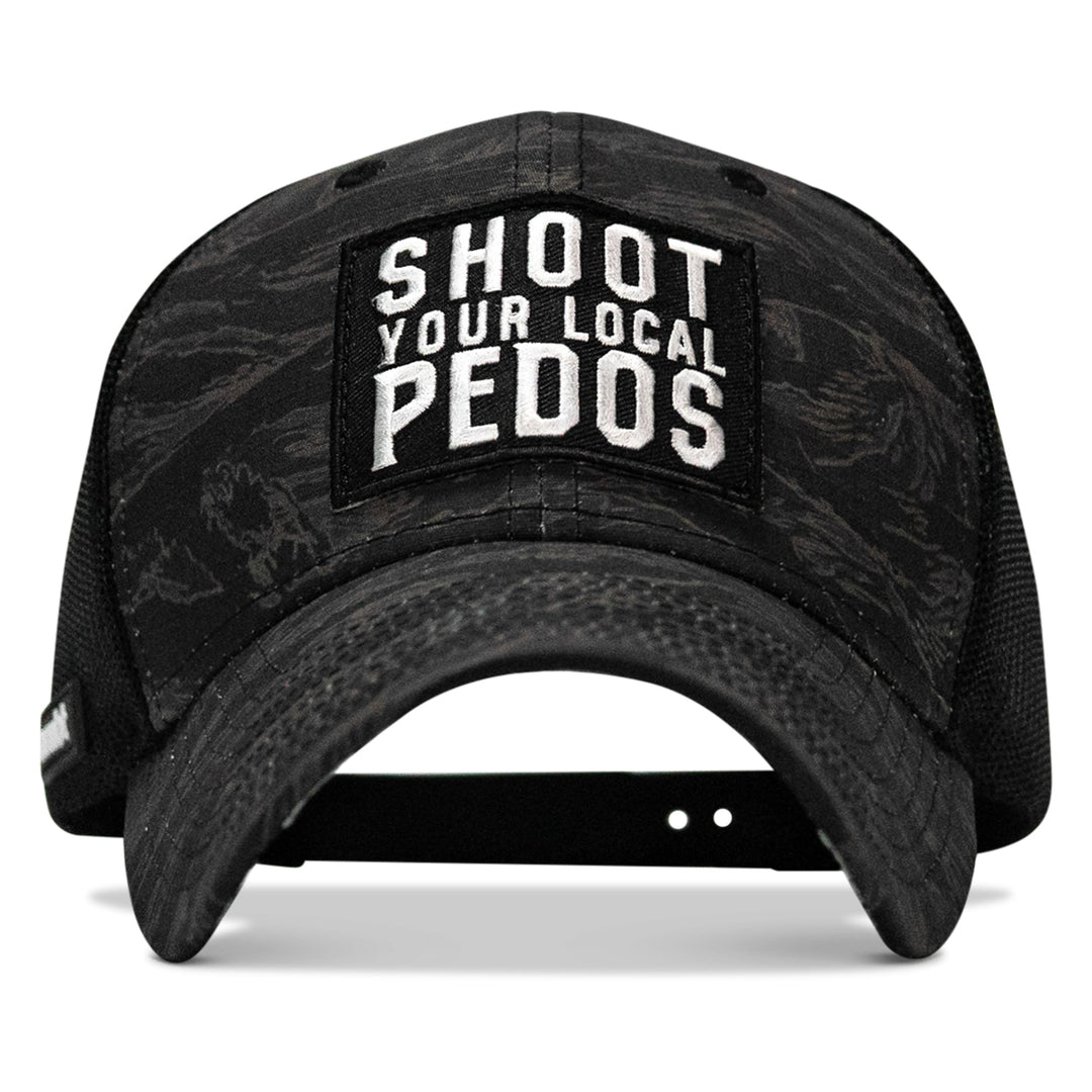 One Revolver Surfboards - Shoot Your Local Pedos Patch Original Ripstop Snapback Hat HEADWEAR