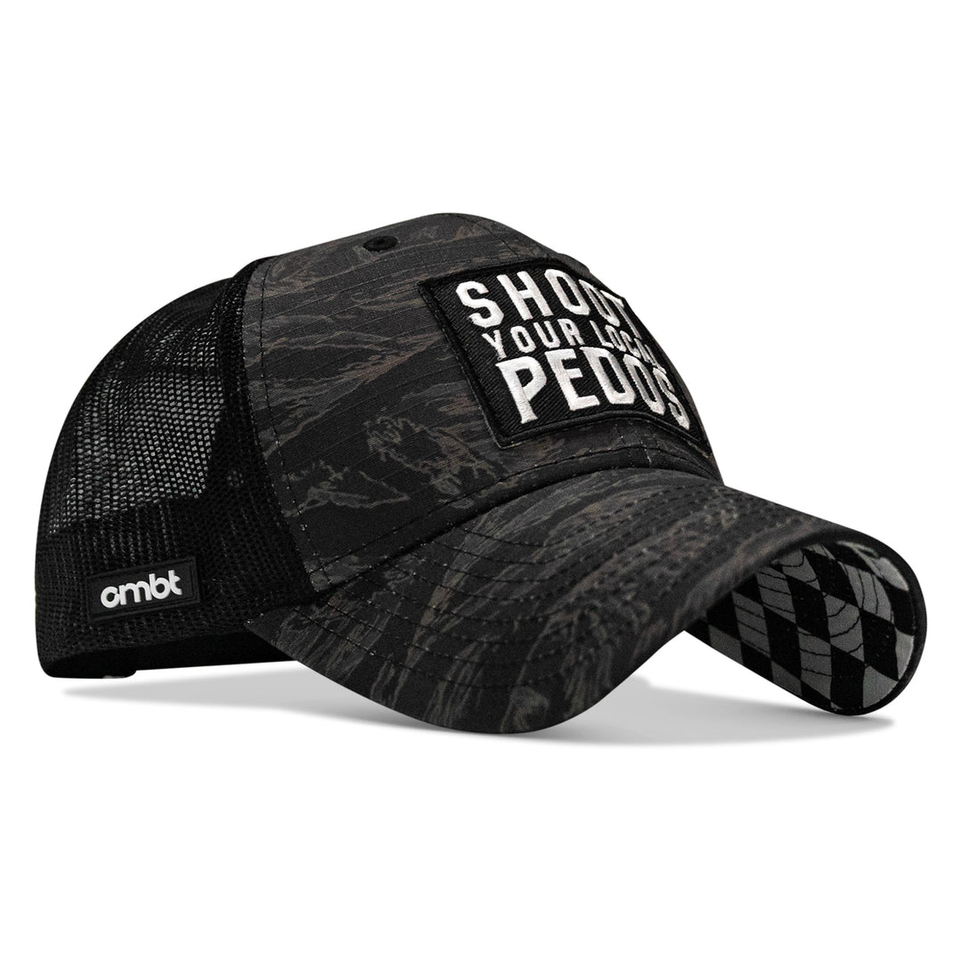 One Revolver Surfboards - Shoot Your Local Pedos Patch Original Ripstop Snapback Hat HEADWEAR