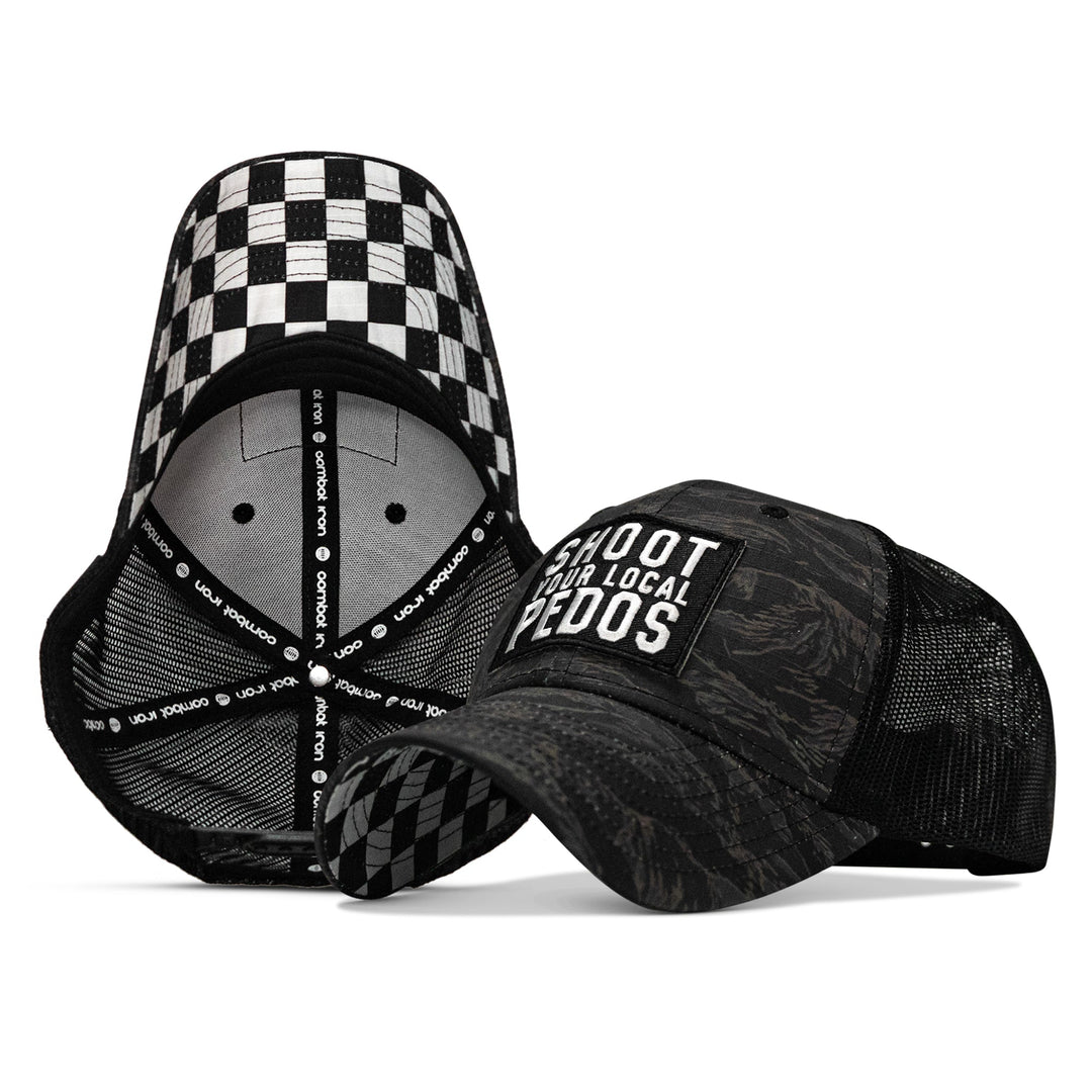 One Revolver Surfboards - Shoot Your Local Pedos Patch Original Ripstop Snapback Hat HEADWEAR