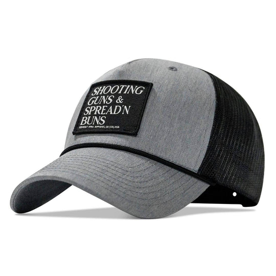 Shooting Guns & Spread'n Buns Patch Rope Snapback Hat - One Revolver Surfboards