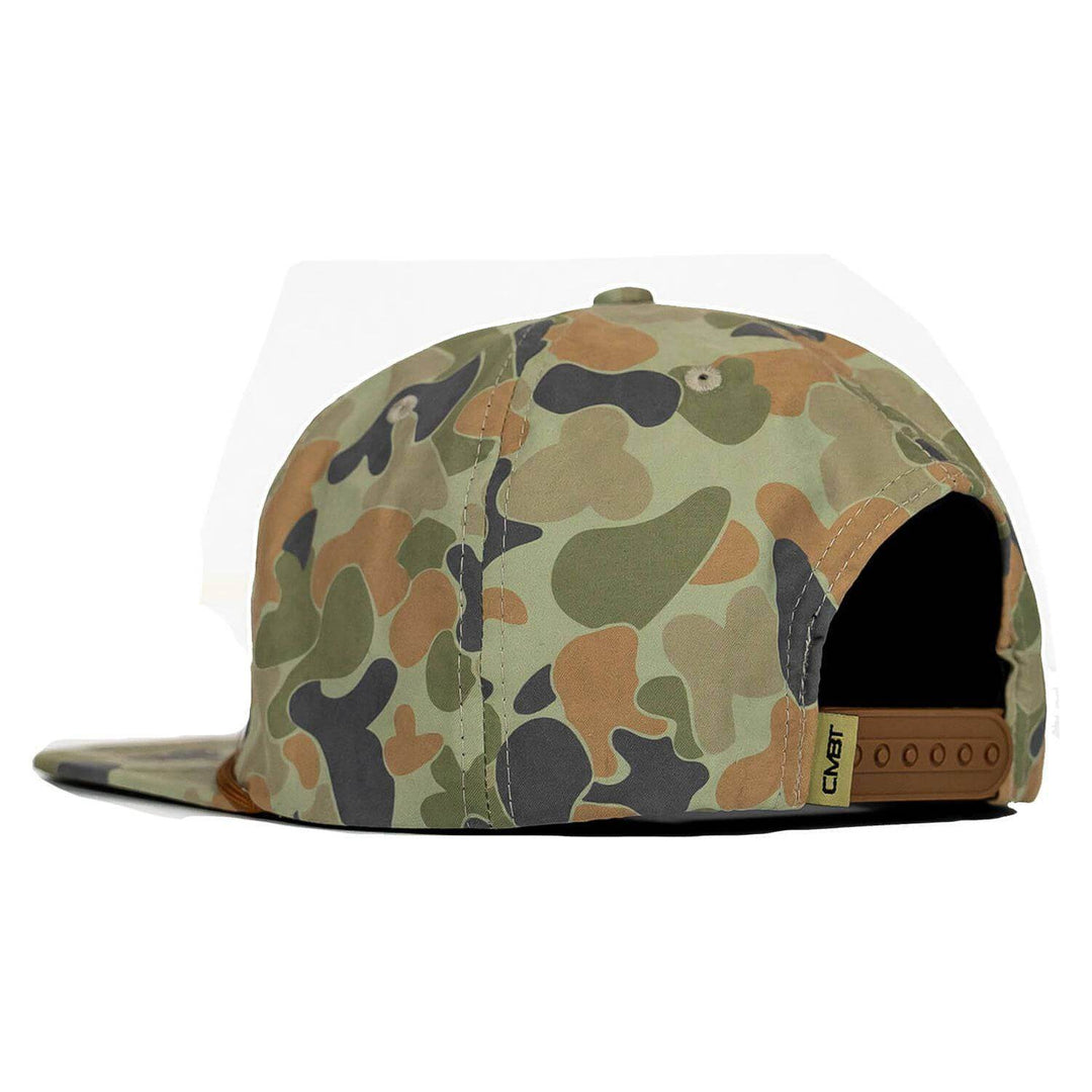 American Flag Leather Patch Crushable Rope Snapback Hat - One Revolver Surfboards