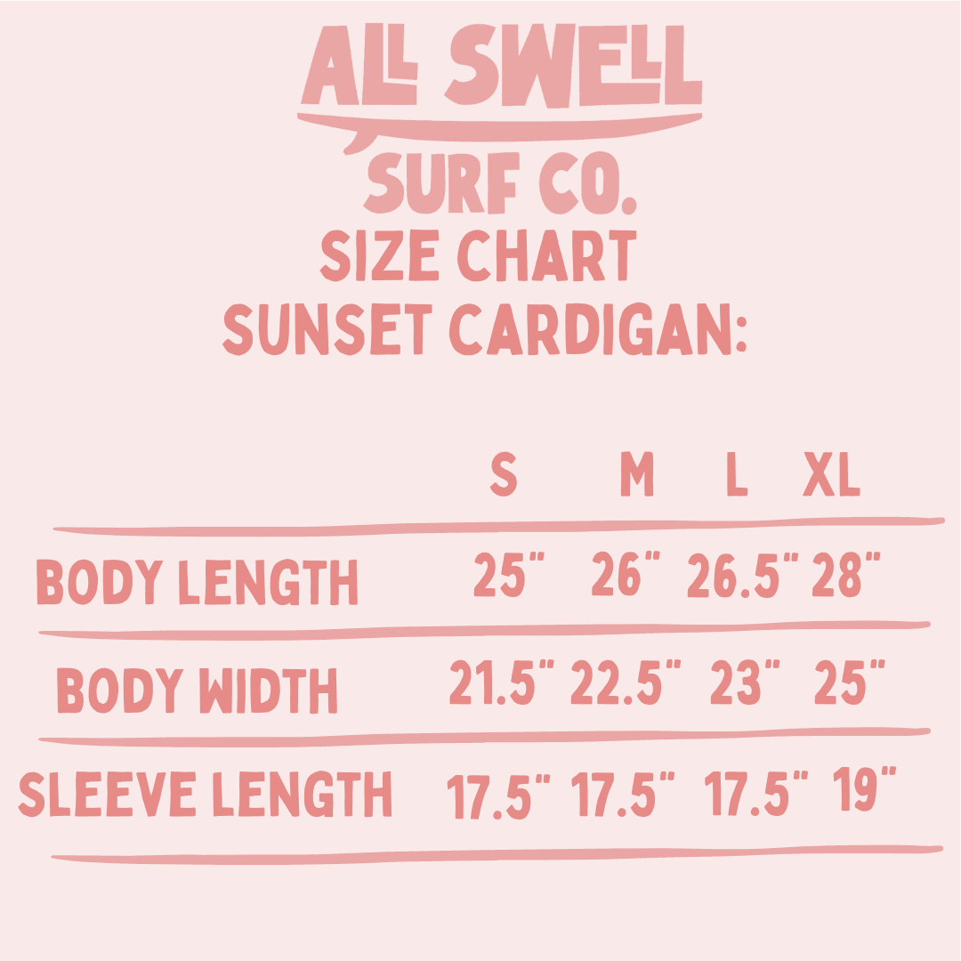 Ocean Sunset Cardigan - One Revolver Surfboards