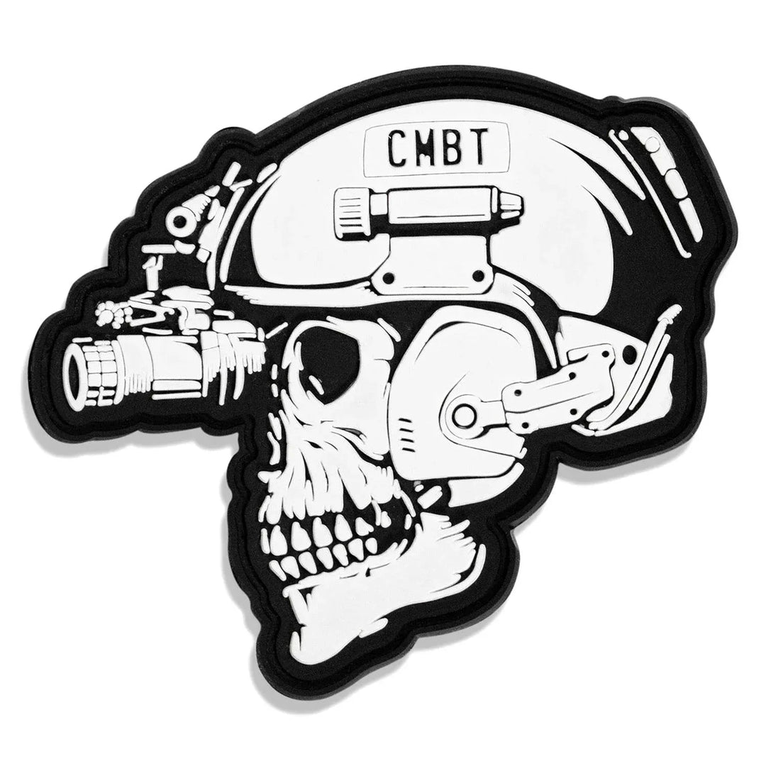 One Revolver Surfboards - Operator Skull PVC Patch PVC VELCRO PATCH