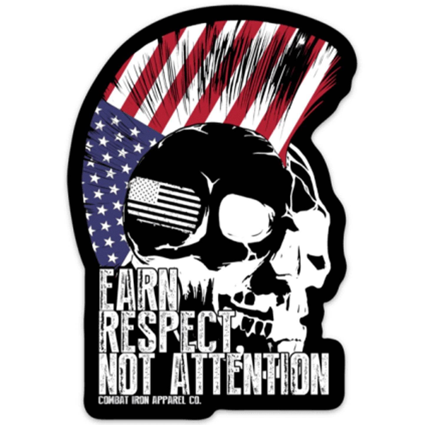 Earn Respect. Not Attention. Decal Sticker - One Revolver Surfboards