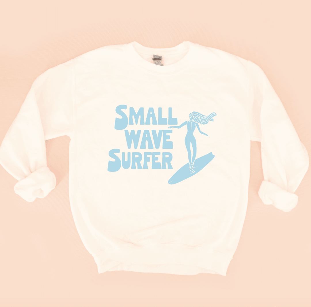 Small Wave Surfer Sweatshirt - sweatshirt - One Revolver Surfboards