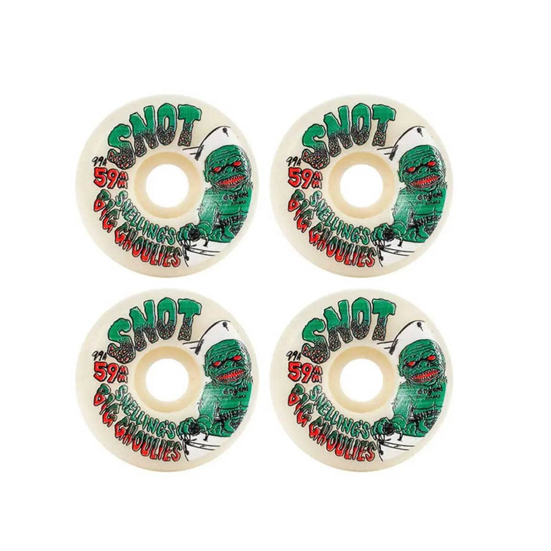 SNOT SNELLINGS GHOULIES CONICAL 59MM SKATEBOARD WHEELS - One Revolver Surfboards
